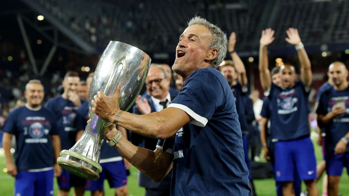Luis Enrique extends remarkable final-record as PSG beat Aston Villa in UEFA Super Cup