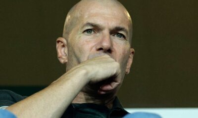 Zinedine Zidane begins France monitoring role from the stands