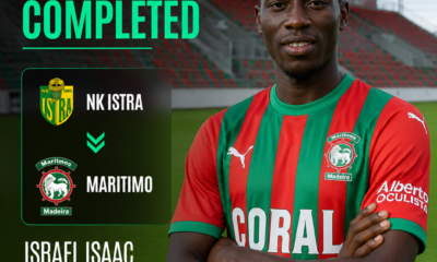 Maritimo secure Nigeria midfielder Israel Isaac Ayuma on loan from NK Istra