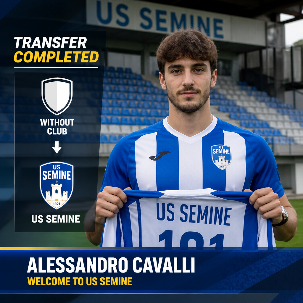 Alessandro Cavalli: Italian-Nigerian right-back joins US Semine