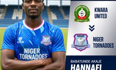 Nigeria midfielder Babatunde Akaje Hannafi joins Niger Tornadoes from Kwara United