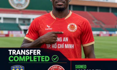 Michael Olaha completes Nigeria-to-Cong An HCMC switch in Vietnam