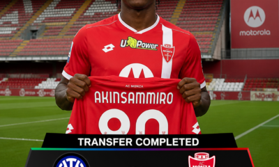 Monza bring in Nigeria midfielder Ebenezer Akinsanmiro on season-long loan