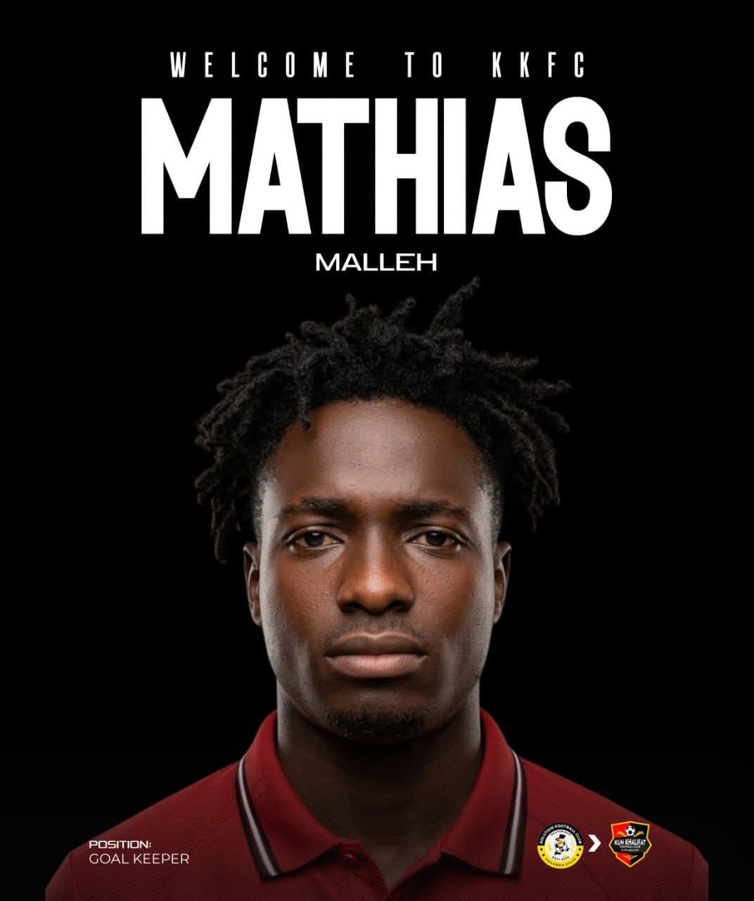 Kun Khalifat sign goalkeeper Mathias Mallen on two-year contract