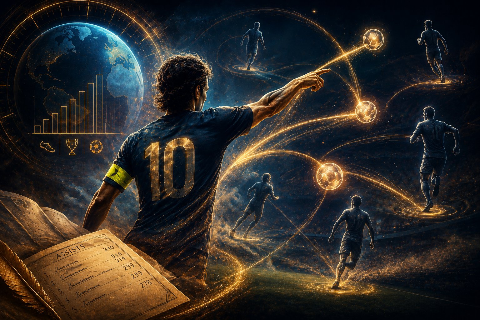 Lionel Messi leads football’s all-time assist rankings despite statistical debate