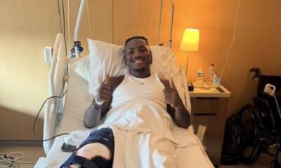 Uche Christantus begins rehabilitation after successful surgery on broken leg