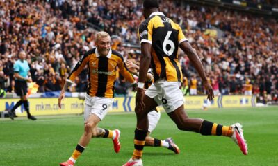Hull City stun Manchester United as Semi Ajayi scores in Premier League return