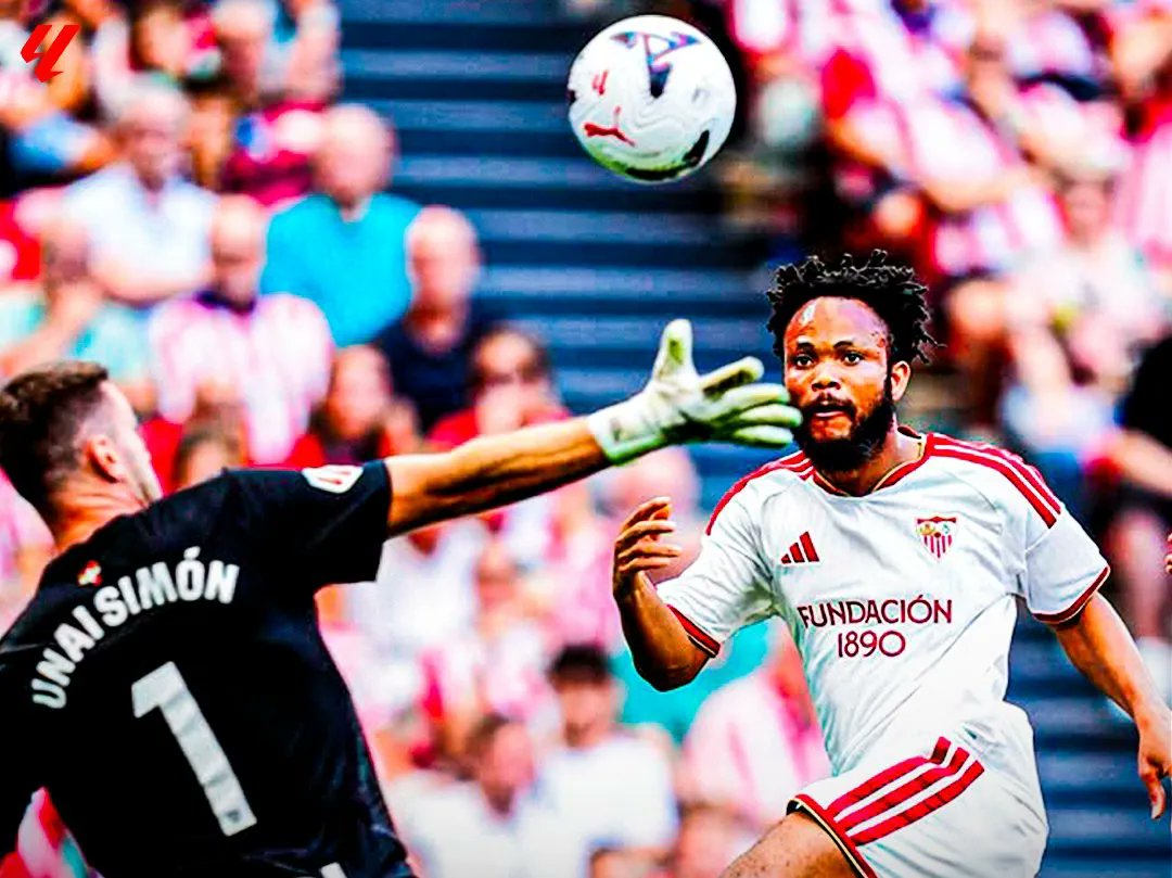 Chidera Ejuke scores as Sevilla beat 10-man Athletic Bilbao in LaLiga