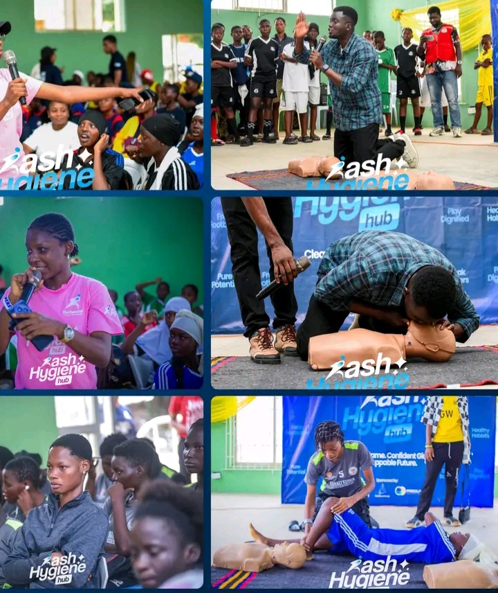 Rasheedat Ajibade takes hygiene and health drive to grassroots Rasheedat Ajibade takes hygiene and health drive to grassroots