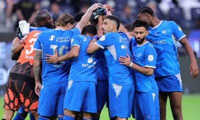 Al Hilal v Al Shabab delayed after referee spots problem with goal net