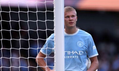 Erling Haaland leads Premier League headed-goal chart as Manchester City striker strikes against Coventry City