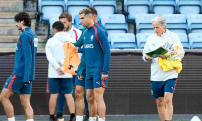 Cristiano Ronaldo and Jesus hold talks as Portugal tension eases before Denmark match