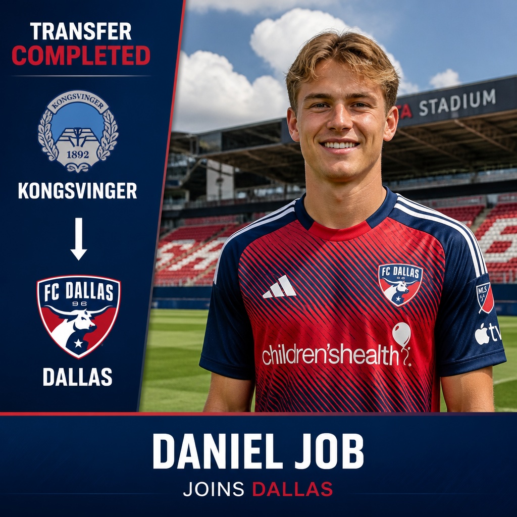 Daniel Job: Nigeria winger joins Dallas from Kongsvinger for €4.5m