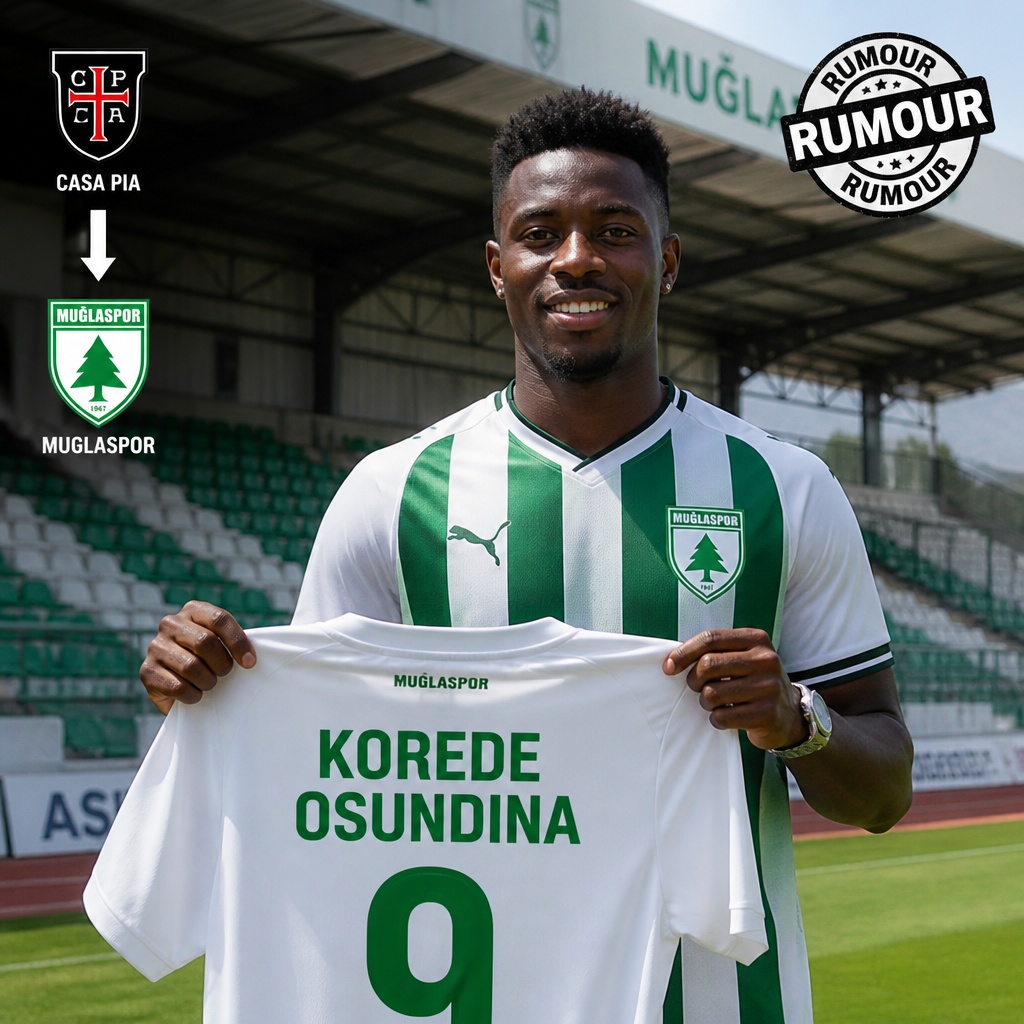 Muglaspor linked with Casa Pia winger Korede Osundina