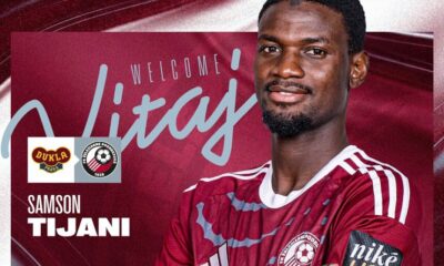 Samson Tijani makes Slovakian move as Podbrezova secure loan deal