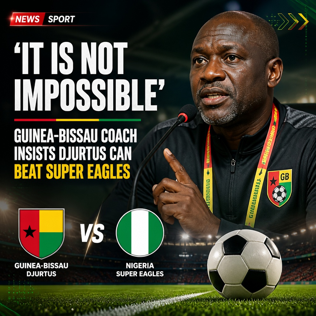Guinea-Bissau coach Emiliano Te says Nigeria victory is ‘not impossible’ Guinea-Bissau coach Emiliano Te says Nigeria victory is ‘not impossible’