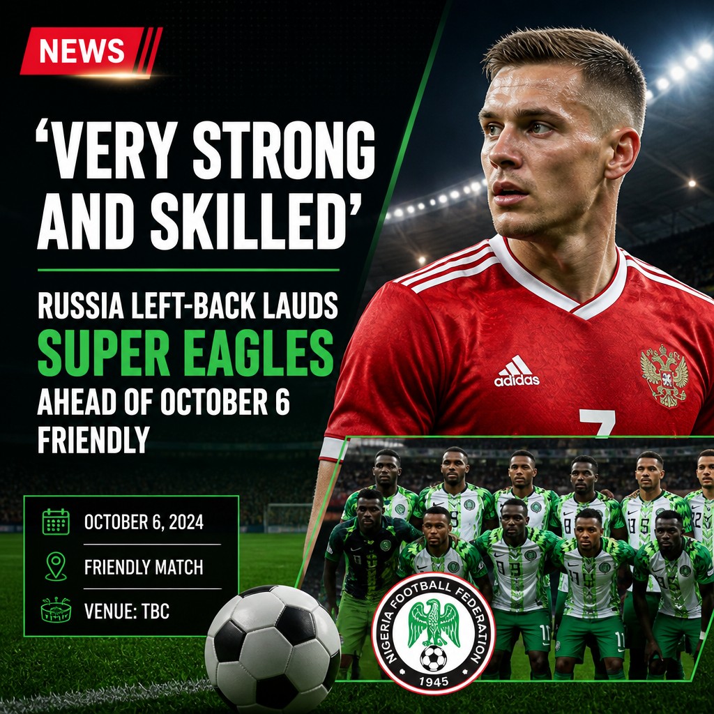 Russia defender Danil Krugovoy hails ‘very strong and skilled’ Nigeria before friendly