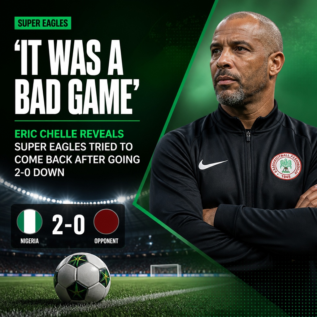 Chelle says Nigeria believed they could recover after Guinea-Bissau defeat