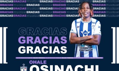 Osinachi Ohale leaves Pachuca after three-season spell