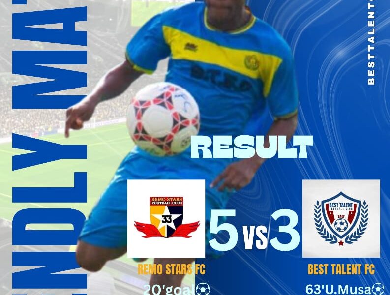 Remo Stars pip Best Talent in eight-goal thriller