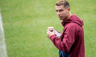 Cristiano Ronaldo arrives in Madrid after leaving Portugal camp early