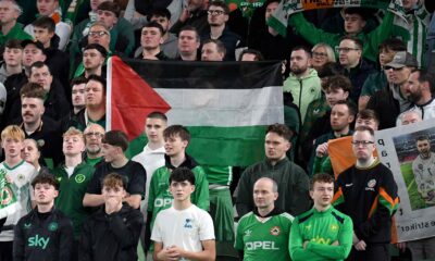 Tennis balls carrying Palestinian flags halt Ireland’s Nations League draw