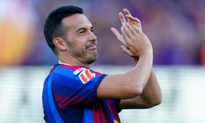 Pedro honoured at Spotify Camp Nou as Barcelona collect three La Liga awards