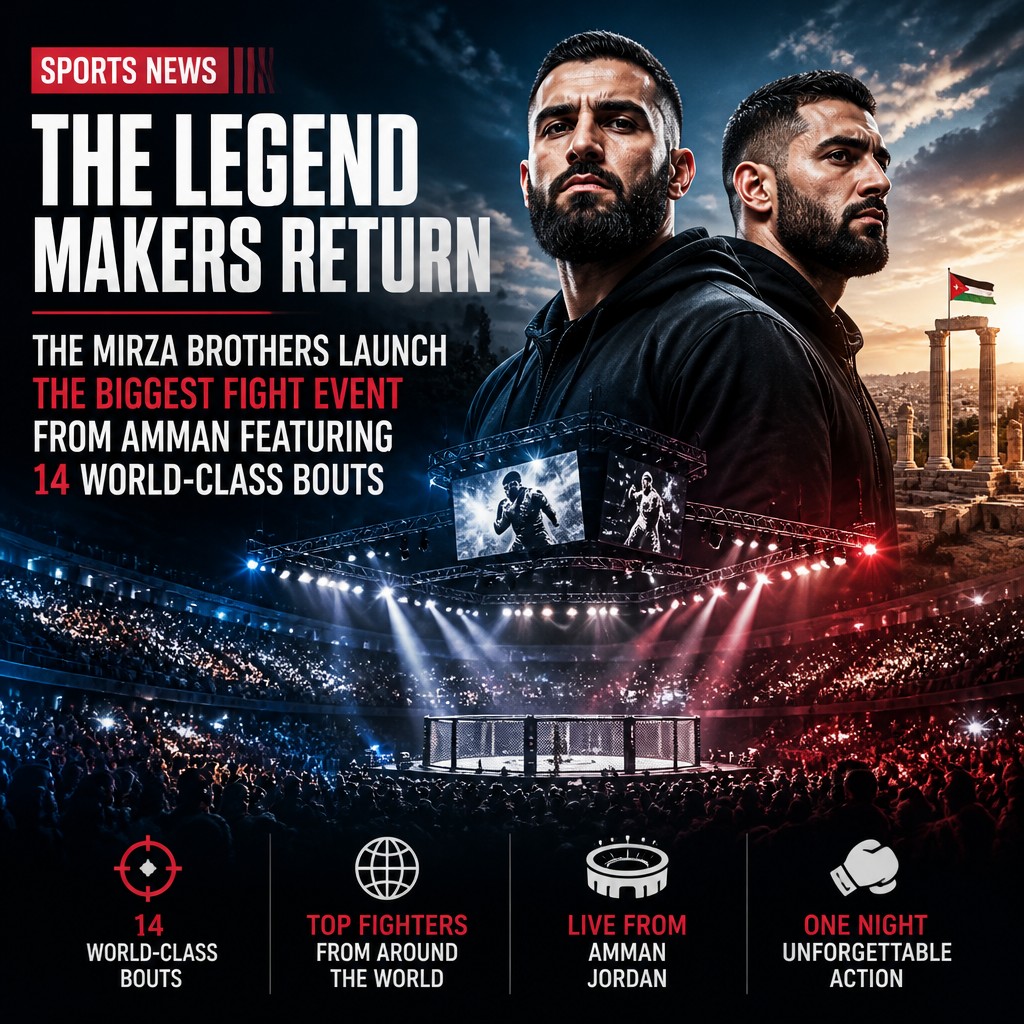 Desert Force returns to Amman’s Roman Theatre for 14-bout DF UNCAGED event