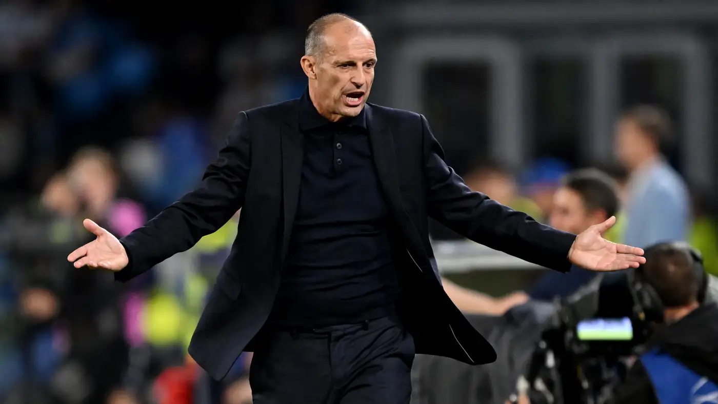 Massimiliano Allegri banned for two matches after Napoli’s Roma draw Massimiliano Allegri banned for two matches after Napoli’s Roma draw