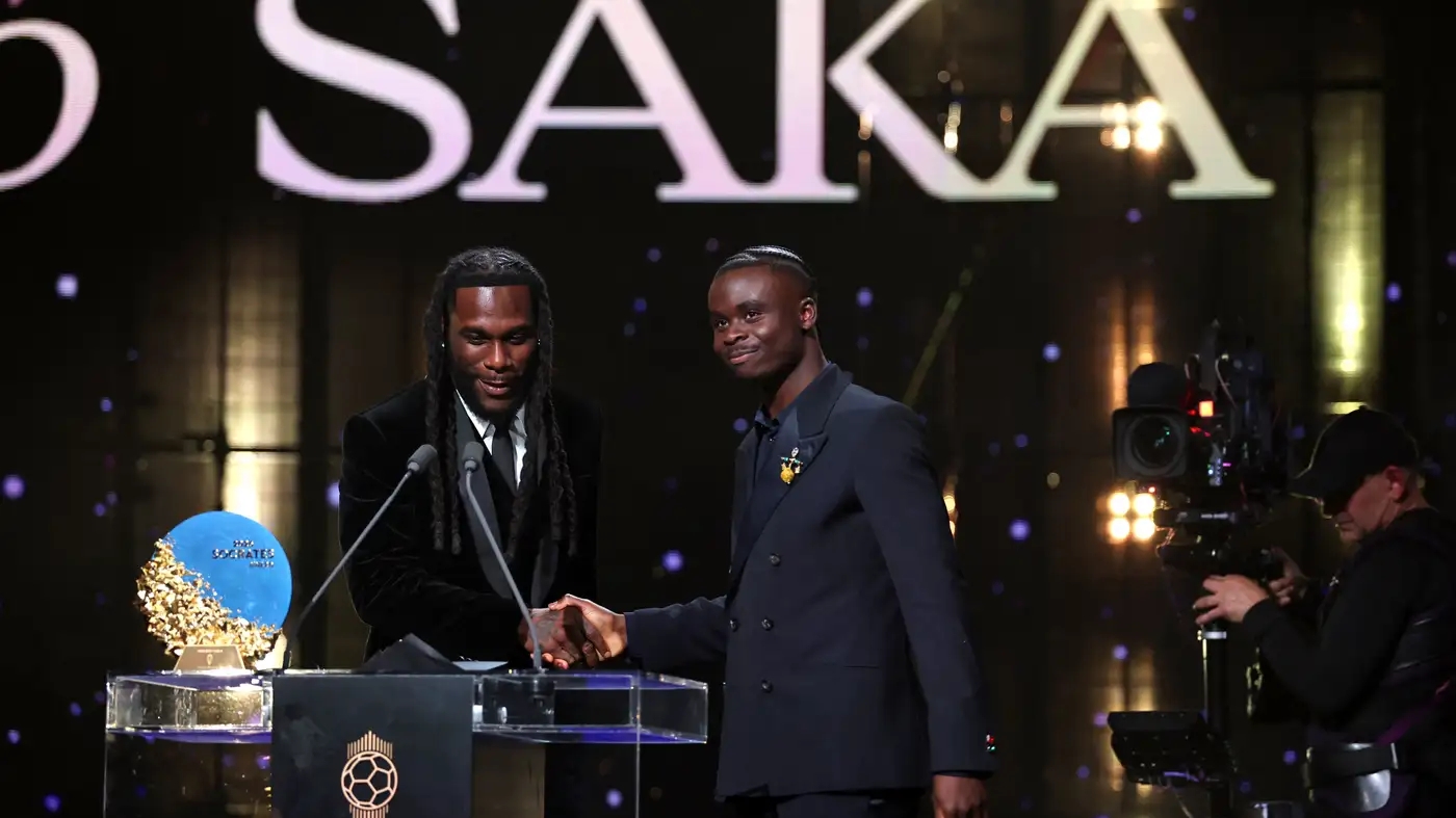 Bukayo Saka wins 2026 Socrates Award for humanitarian work Bukayo Saka wins 2026 Socrates Award for humanitarian work