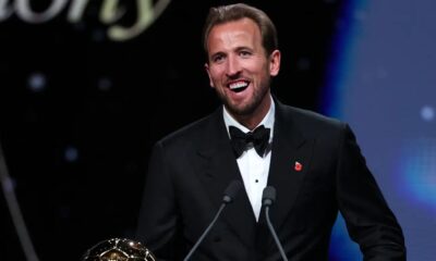 Harry Kane credits Tottenham after ending England’s 25-year Ballon d’Or wait