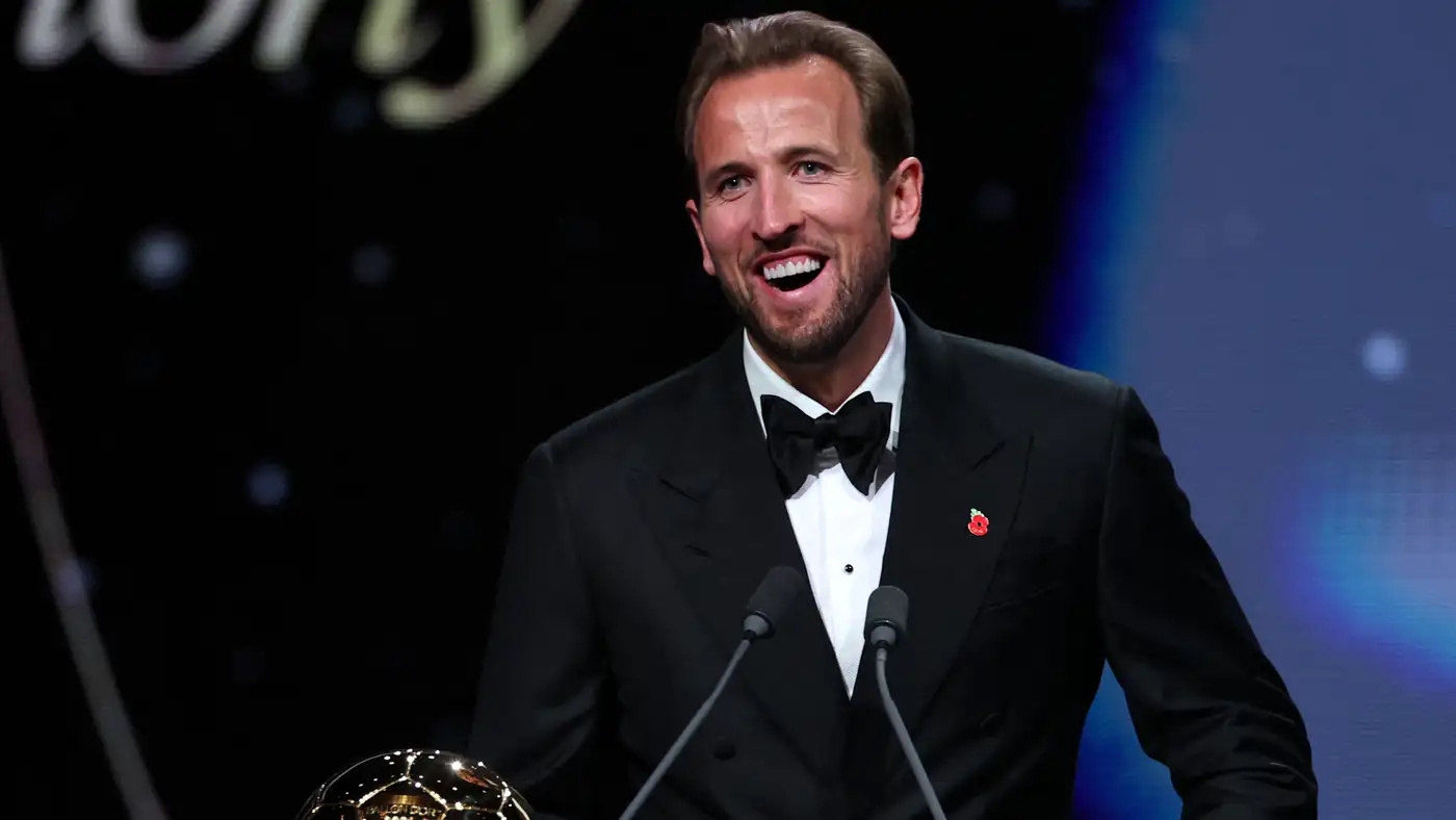 Harry Kane credits Tottenham after ending England’s 25-year Ballon d’Or wait