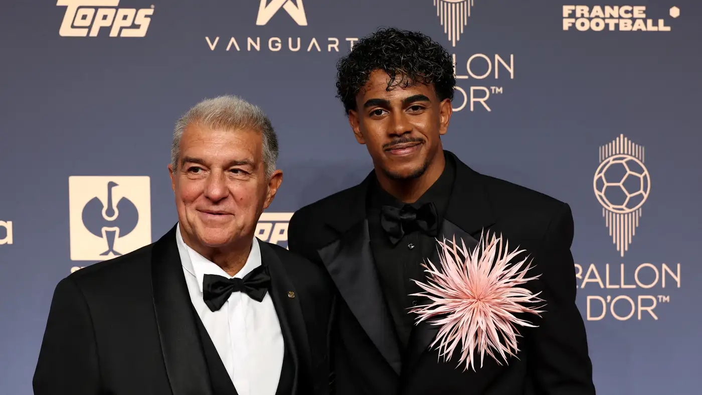 Barcelona president Joan Laporta backs Lamine Yamal to win Ballon d’Or Barcelona president Joan Laporta backs Lamine Yamal to win Ballon d’Or