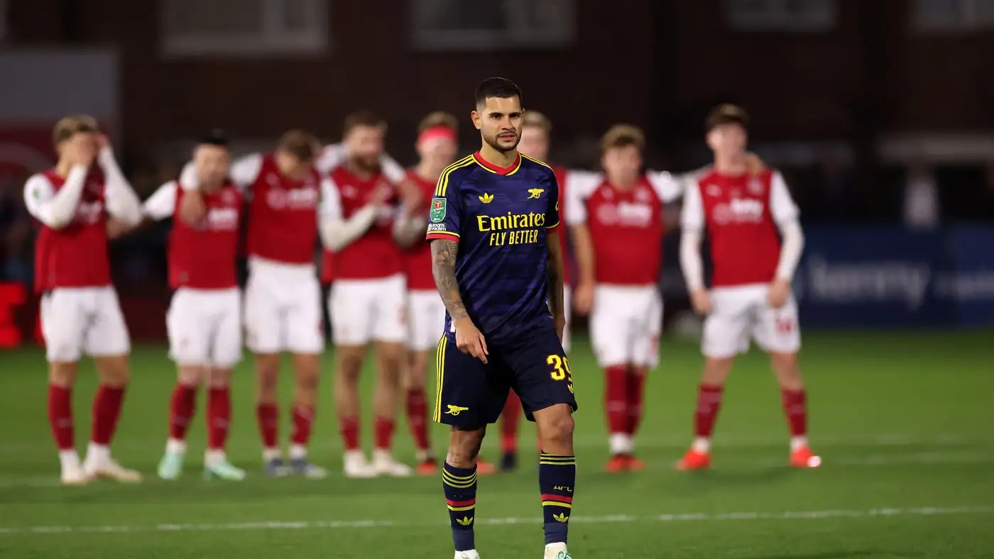 Fleetwood Town’s Arsenal shock followed by awkward Sky Sports interview Fleetwood Town’s Arsenal shock followed by awkward Sky Sports interview