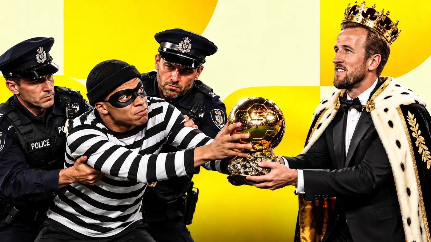 Harry Kane wins Ballon d’Or as Kylian Mbappe’s late challenge falls short