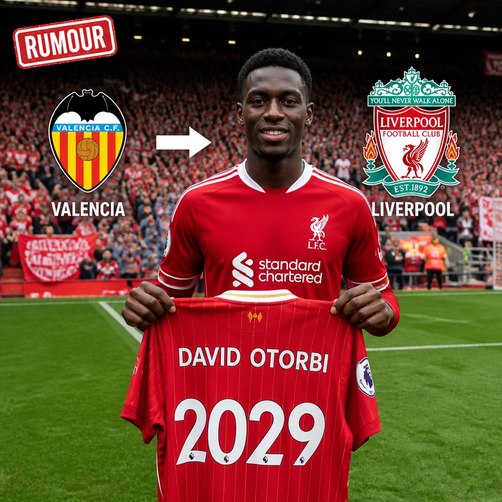 Liverpool linked with Valencia winger David Otorbi