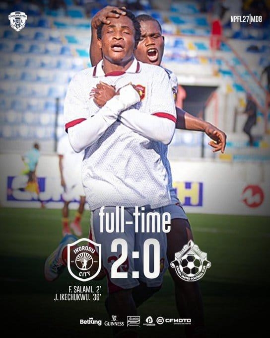 Ikorodu City cruise past Kwara United as Niger Tornadoes are held by Ranchers Bees