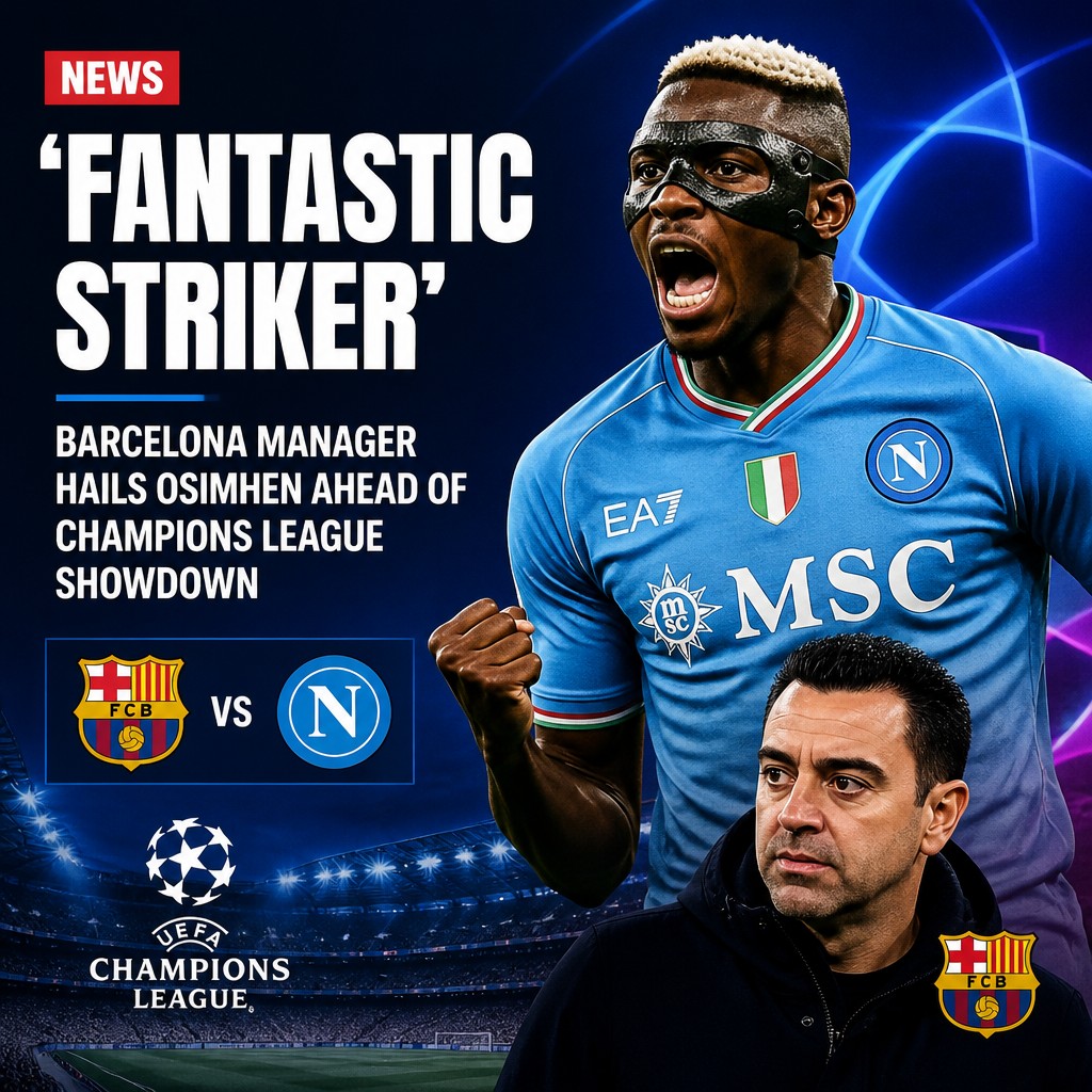 Barcelona manager Hansi Flick warns of Osimhen threat before Galatasaray Champions League clash