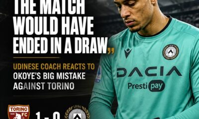 Runjaic blames Okoye-Bertola error as Udinese suffer fourth straight defeat