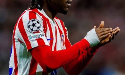 Ademola Lookman scores as Atletico Madrid beat Manchester United in Champions League