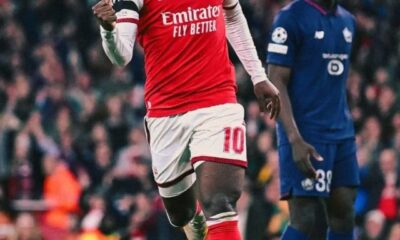 Eberechi Eze hails Arsenal’s attacking threat after Champions League win over Lille