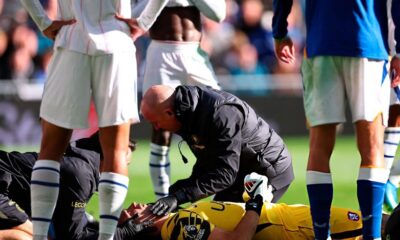 Chelsea beat Everton as Emiliano Martinez is taken to hospital after head injury