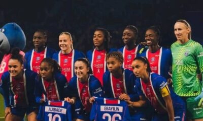 PSG show support for injured Super Falcons captain Rasheedat Ajibade before Lyon defeat