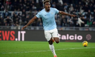 Dele-Bashiru caps Lazio’s 3-0 win at Juventus with stunning solo goal