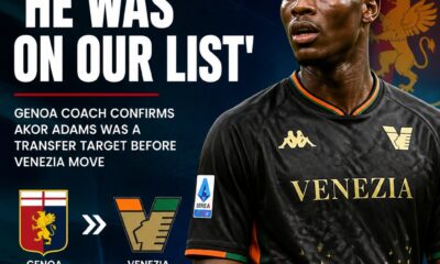 Genoa considered Akor Adams before Venezia record transfer, says Daniele De Rossi