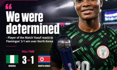 Yusuf inspires Nigeria’s Flamingos to victory over North Korea