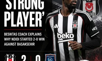 Ndidi earns Besiktas start as Italiano praises his strength in Basaksehir win