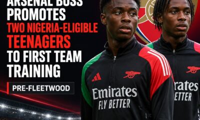Arsenal hand Nigeria-eligible teenagers Harriman-Annous and Ibrahim first-team chance