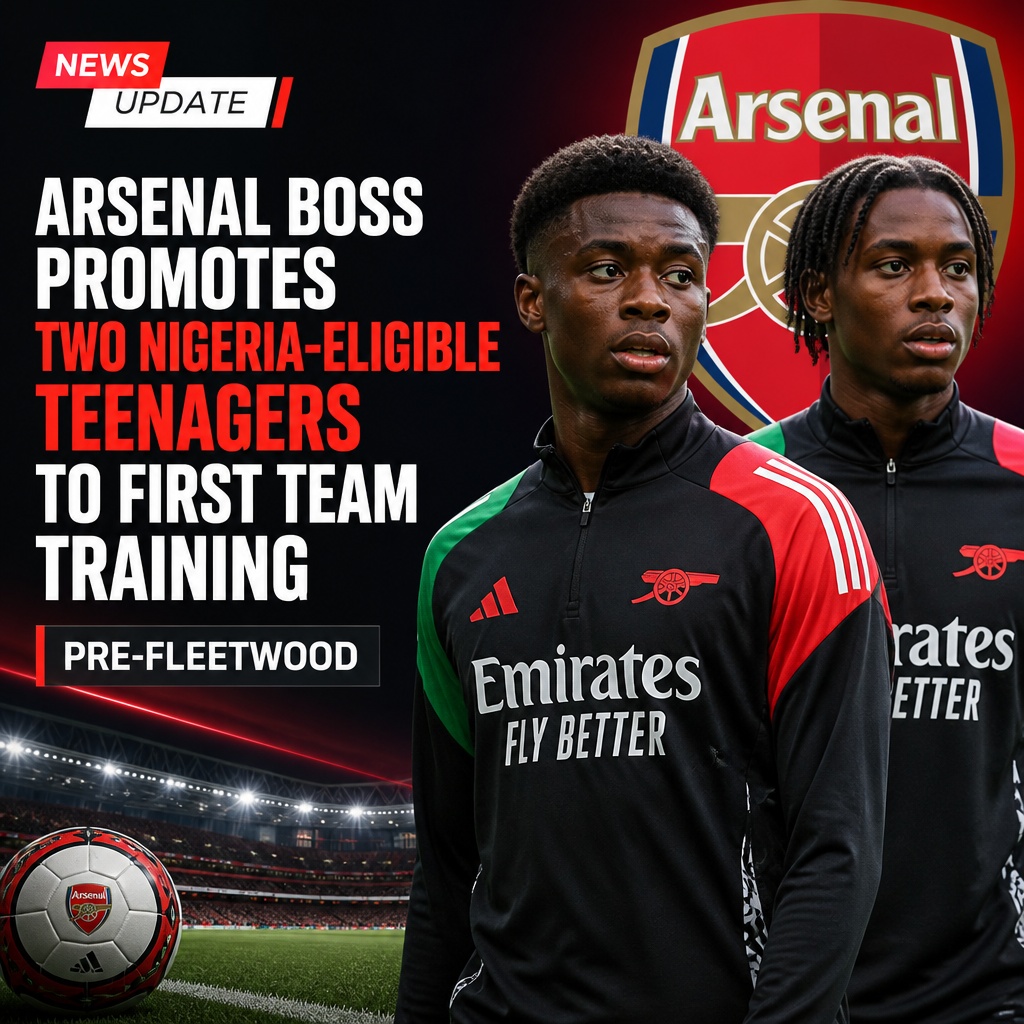 Arsenal hand Nigeria-eligible teenagers Harriman-Annous and Ibrahim first-team chance