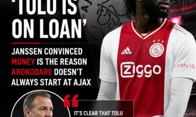 Janssen claims Arokodare’s loan status may be limiting Ajax starts